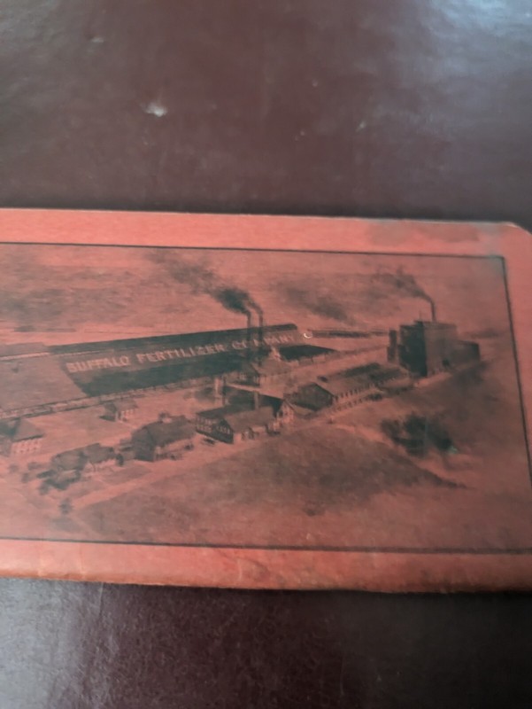 Antique 1905-1906 Buffalo Fertilizer Company Farmer's Memo Book With Color Maps gallery