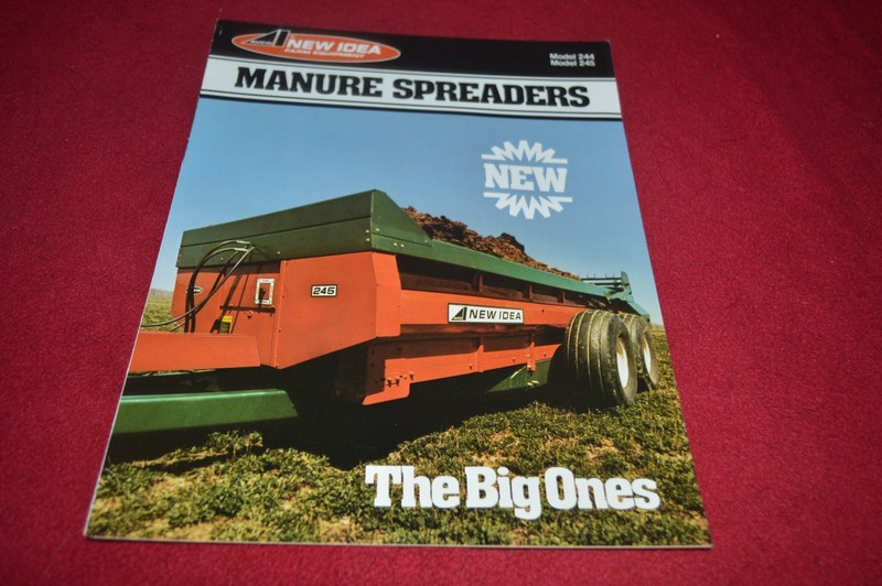 New Idea 245 244 Manure Spreader Dealer’s Brochure YABE10