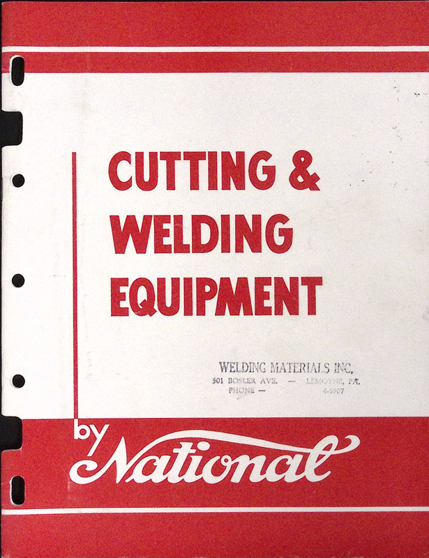 1948 Cutting & Welding Equipment by National Catalog 31 pages