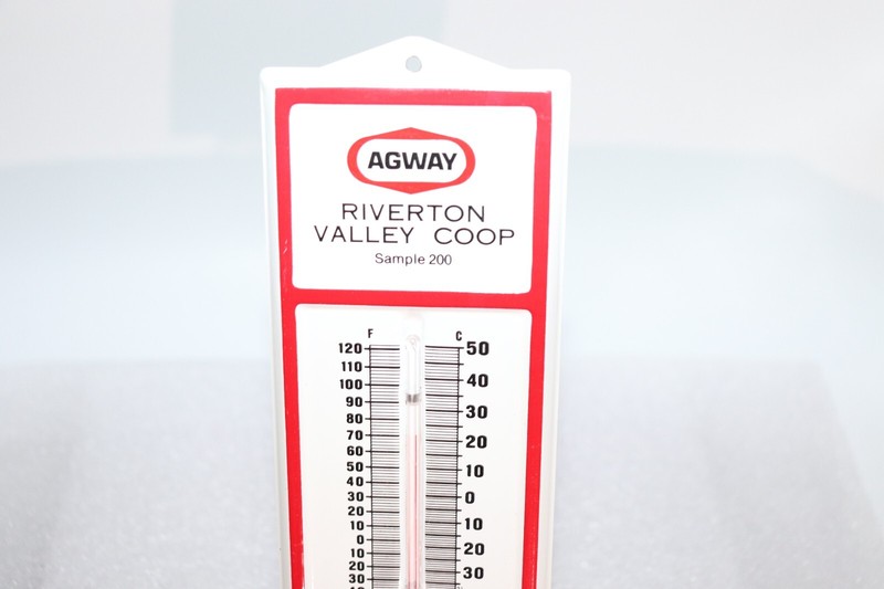 Vintage AGWAY Advertising RIVERTON VALLEY COOP Wall Thermometer gallery