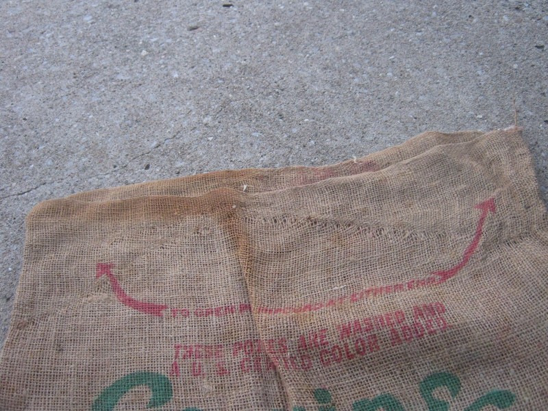 38.5"x23" Vtg Genuine Northern Grown Washed Potatoes Hollandale MINN burlap sack gallery
