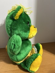 Vintage 1984 Animal Fair Inc. Paw Pals John Deere Bear Plush w/Apron 16” RARE