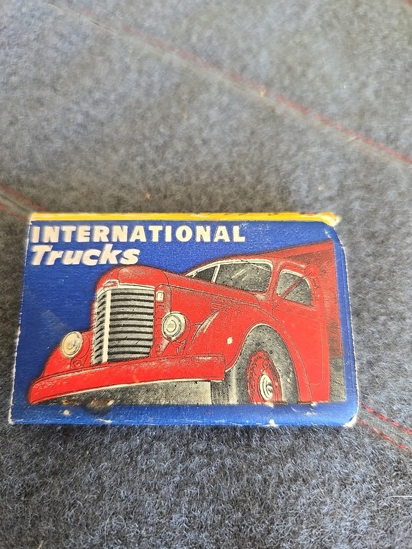 1930s-50s International Harvester Townsend Int’l Trucks Matchbook Hugo CO Ph 136