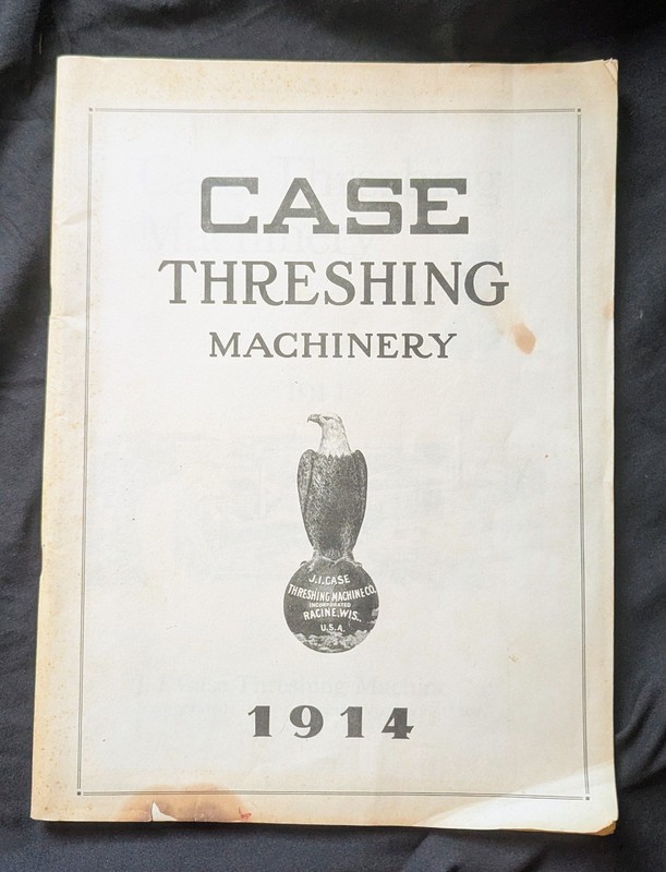 Case Threshing Machinery 1914 Catalog Original