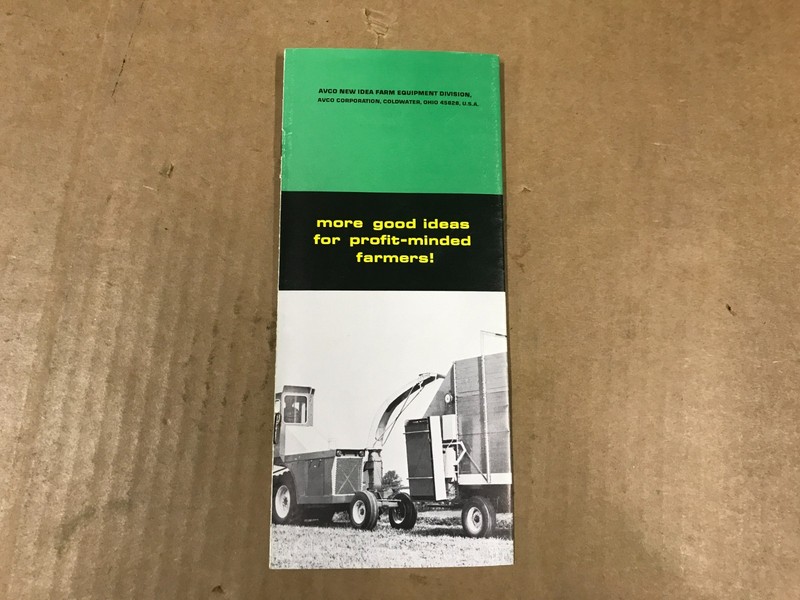 Vintage New Idea Farm Equipment 10 & 7-Ton Farm Wagons - Salesman Brochure gallery