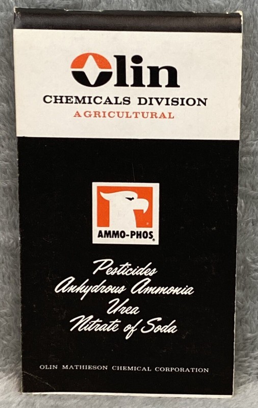 Olin Chemical Division Ammo-Phos Chemical Fertilizer Agriculture Advertising