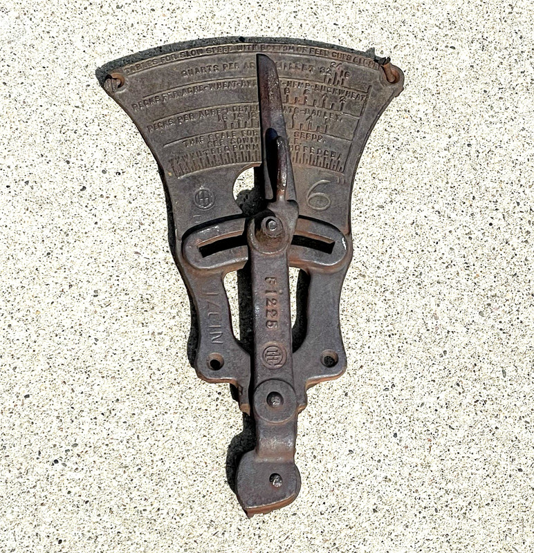 Vintage IHC International Grain Drill Seeder Adjuster Cast Iron F1225 N1371 READ