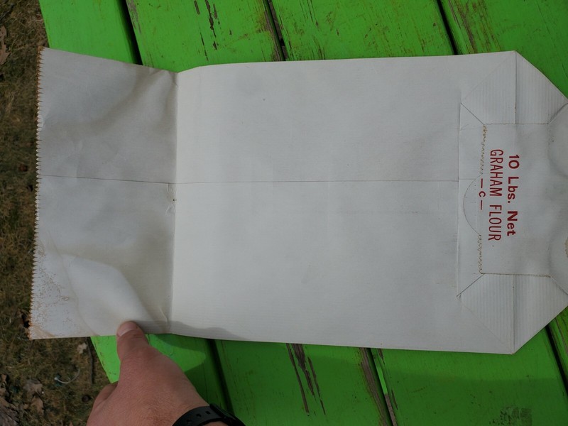 Vintage 10 Lb. Red Wing Special Graham Flour Bag/sack,Red Wing MN FREE SHIPPING gallery
