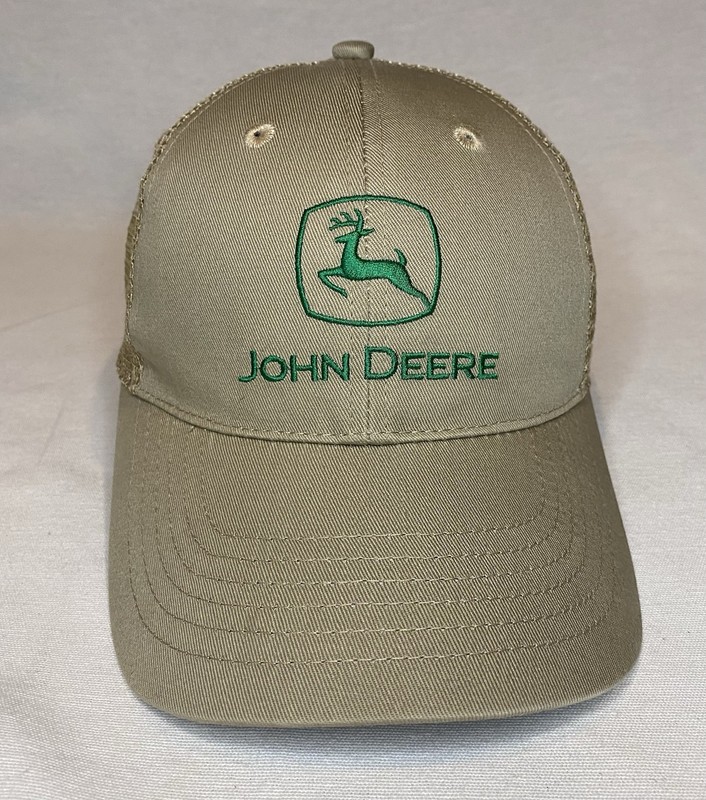 John Deere Austin Turf and Tractor Mesh Back Strap Back Adjustable trucker hat
