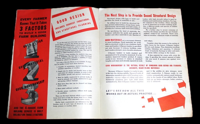 WEYERHHAEUSER LUMBER FARM BUILDINGS ADVERTISING SALES BROCHURE GUIDE 1930s gallery