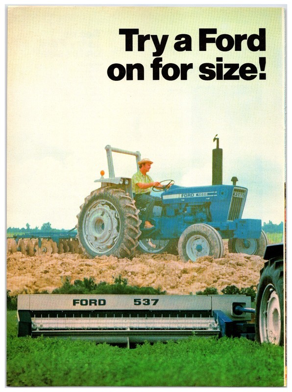 1979 Ford 7600 Tractors - Original 2 Page Print Advertisement (16in X 11in) gallery