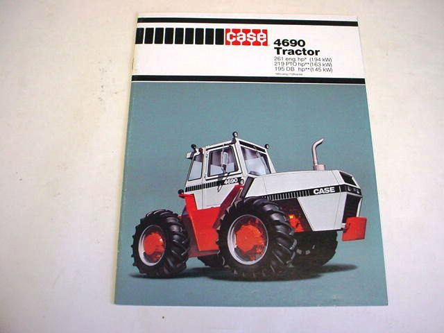 Case 4690 4WD Tractor Brochure 1979 24 Pages Excellent Condition