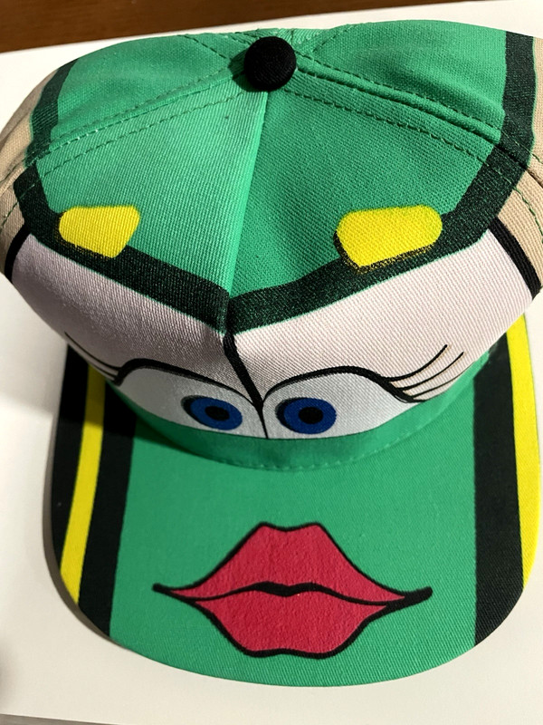 VTG John Deere Swingster 1997 San Antonio Eyes & Lips Snapback Hat Cap Made USA