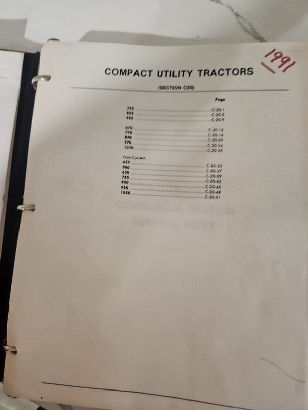 John Deere Dealer Price Binder Book 855 1055 655 755 gallery