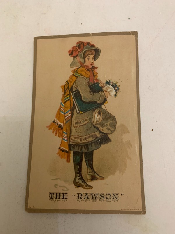 Antique c.1890’s The Improved Rawson Mower Victorian Trading Card