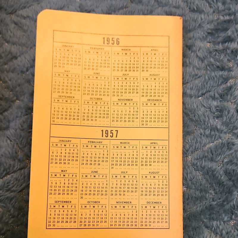 Pfister Hybrid Corn Company 1956 Memo Book Advertising Yellow Red gallery