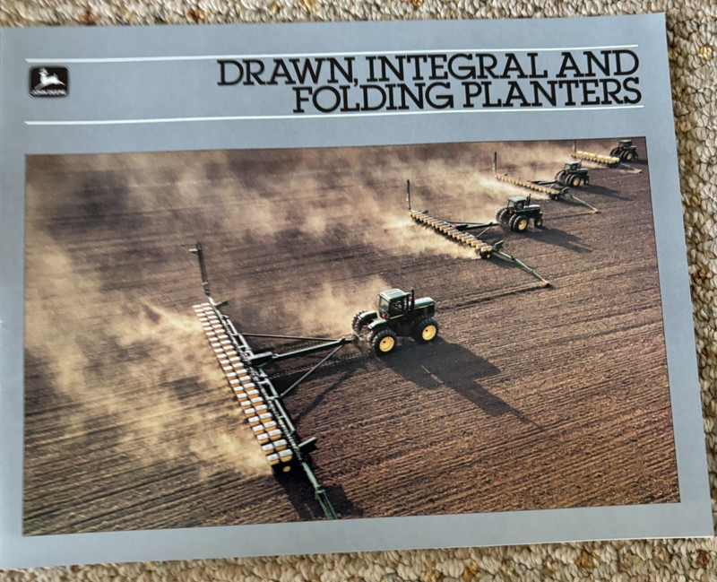 John Deere Drawn Integral & Folding Planters For 1981 Pocket Brochure FCCA25