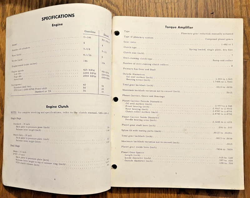 International 500 Series Crawler Tractor Power Train GS-1373 service manual gallery