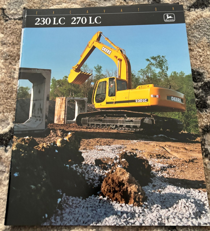 John Deere 230 LC 270 LC Excavator For 1998 Brochure CWPA26