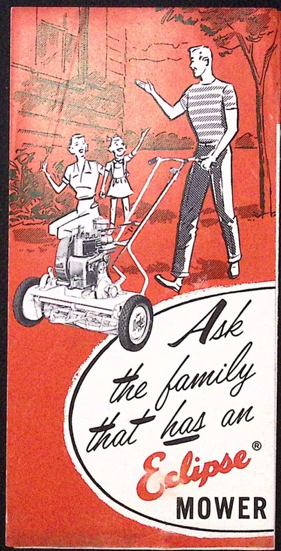 c1950s Eclipse Lawn Mower Brochure Buffalo-Eclipse Corporation