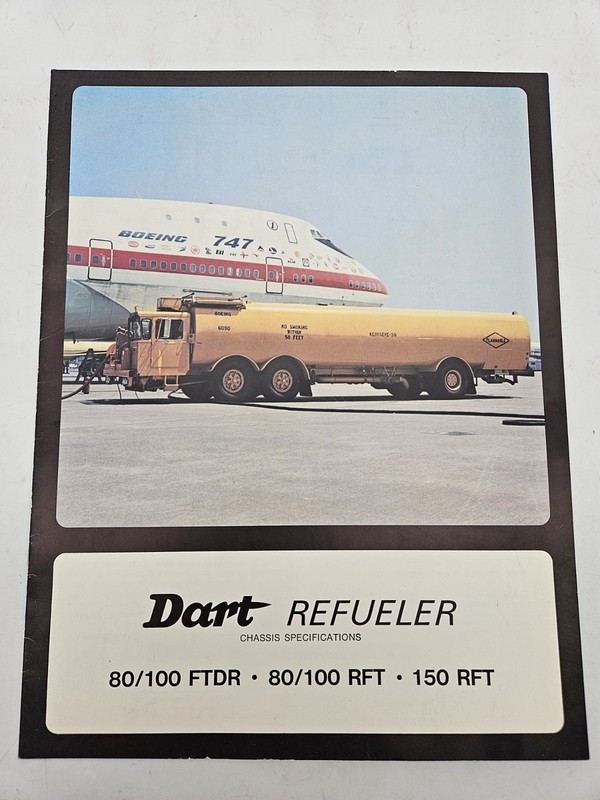 Vintage Dart Refueler Brochure 1973