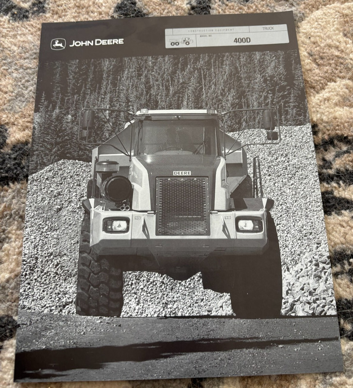 John Deere 400D Articulated Dump Truck Brochure FCCA25