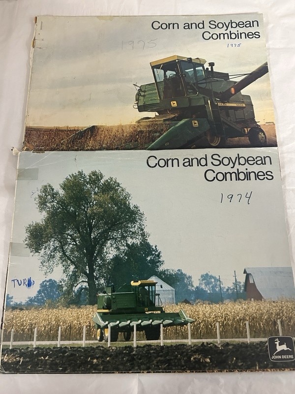 Vintage John Deere Combines Brochures