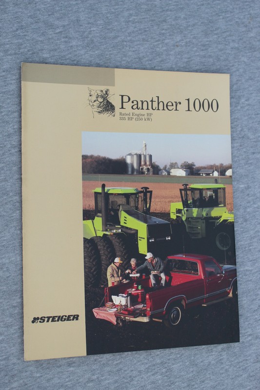 Steiger Panther 1000 4WD tractor original sales brochure #404/186/25000