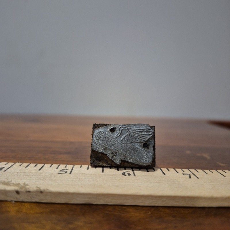 Vintage, Dekalb Seed Printing Press Block, 1-1/8″x3/4″x7/8″