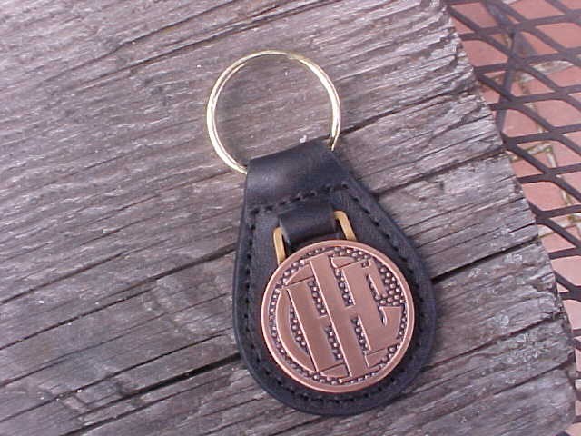 1902-1915 IHC Leather Key Fob Early International Harvester Corp Hit-Miss Engine