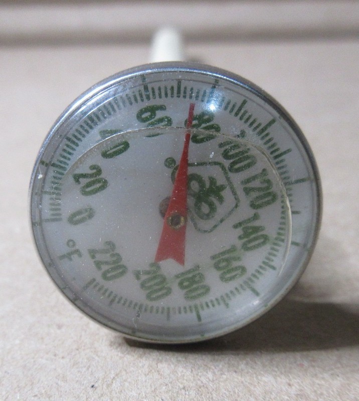 Vintage PIONEER BRAND SEEDS TAYLOR Pocket Test Soil Thermometer Corn Soybeans