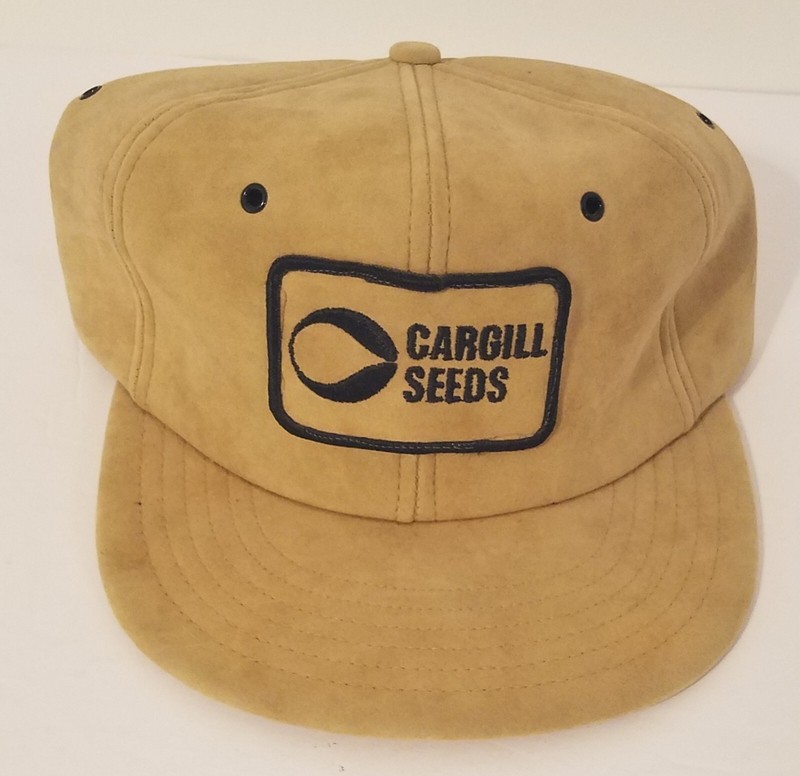 Beige, Cargill Seeds Snapback Hat All Foam Is Intact Pre-owned By Made In The US
