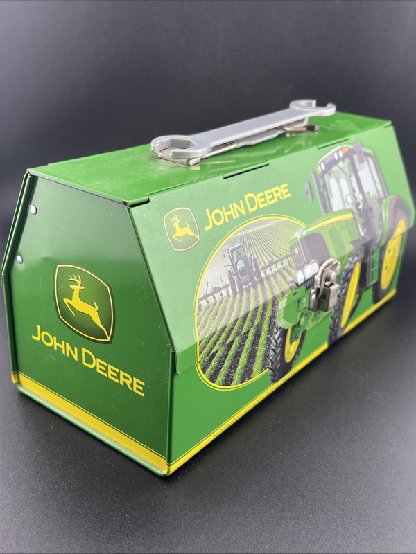 John Deere Official Licensed Tin Tool Box With Handle Agricultural Farming Merch gallery