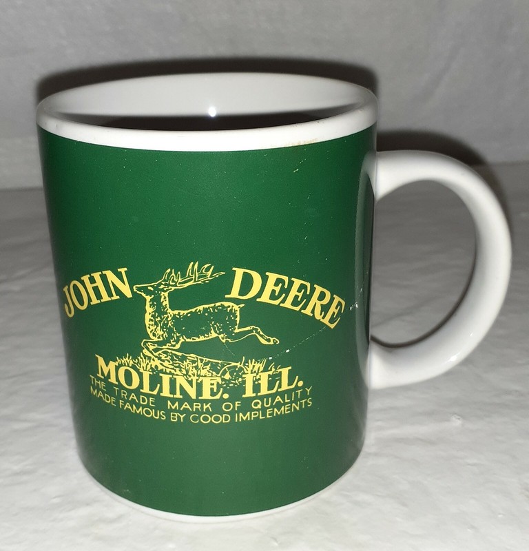 John Deere Coffee Mug Moline Ill Mfg By Gibson Overseas Inc. Pre-owned