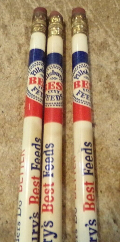 3-lot vintage pillsburys best feeds pencils in good shape used gallery