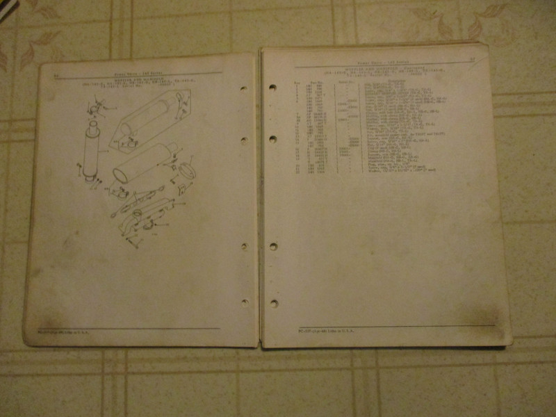 John Deere 145 series power unit parts catalog manual Original! PC-537 gallery