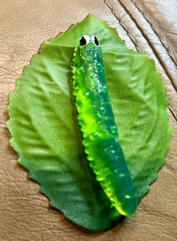 Caterpillar and Leaf Life 3 Caterpillar Is Reusable and Sticky to Nylon Leaf. 1