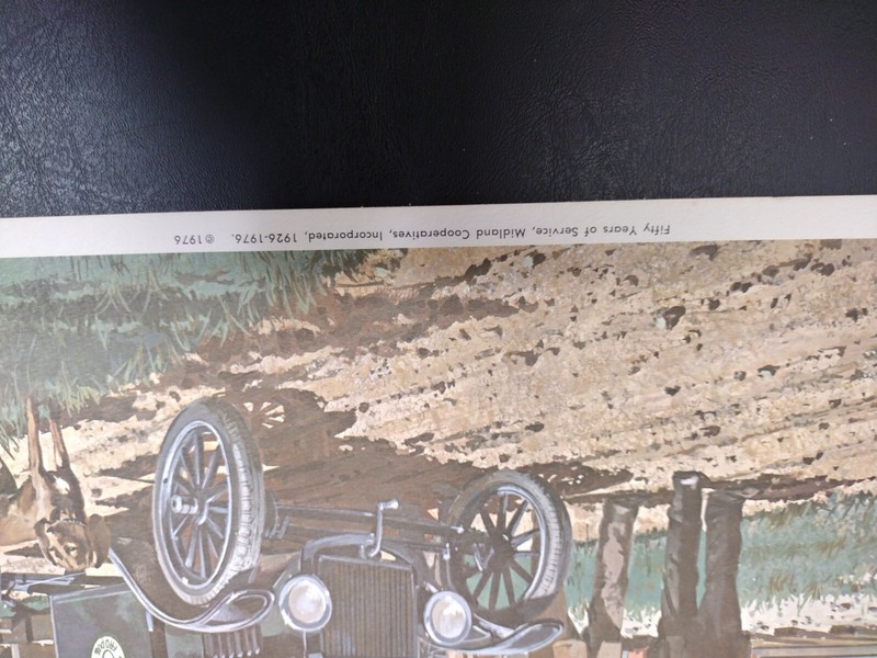 Vintage 1926-1976 Midland Cooperatives Set Of 4 Art Prints - 50 Years Of Service gallery