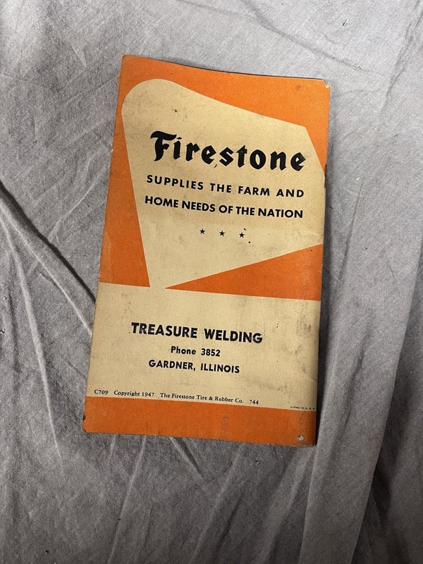 Vintage 1947 Firestone Farm Guide Brochure Farm Advertising Booklet gallery