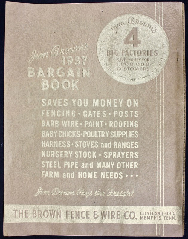 Original 1937 Jim Brown’s Catalog Barbed Wire Paint and More gallery