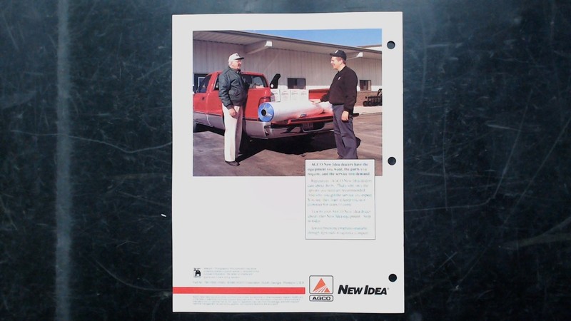 New Idea 4600 Series Variable Chamber Round Balers Brochure Vintage gallery