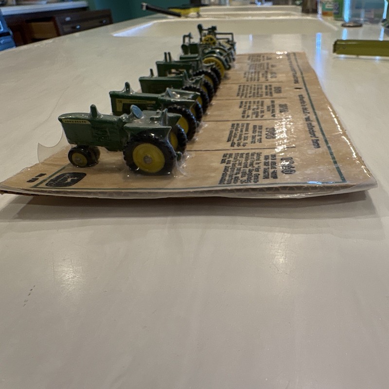 John Deere The Evolution of John Deere Tractors Miniature Set on Card 1960 gallery