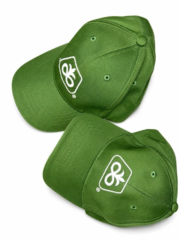Pioneer Seed Baseball Caps / Green Front with White Logo / Brand New!