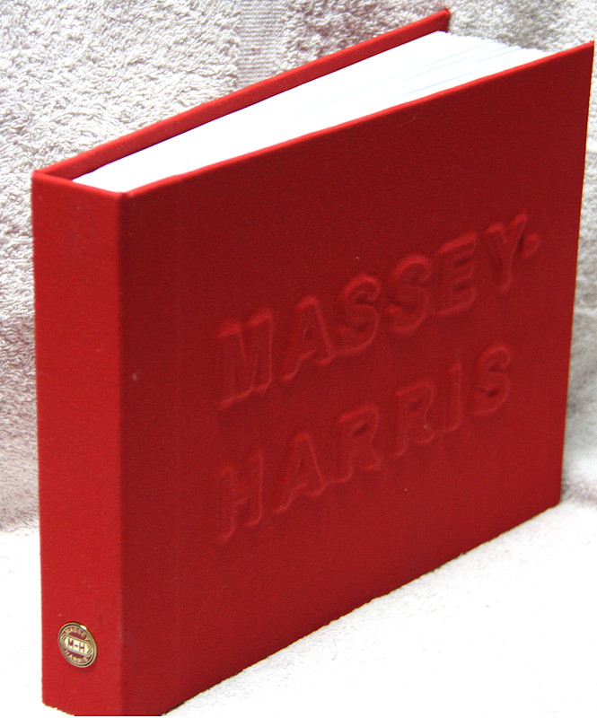 Massey-Harris Hand Made Book, please check out images