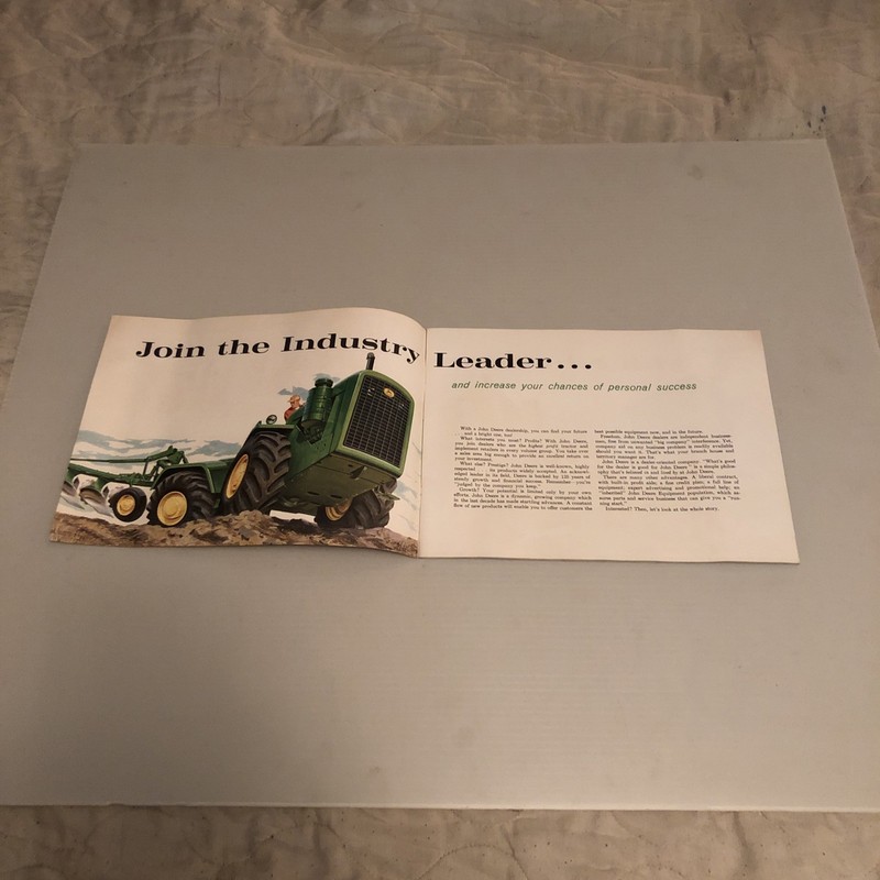 Vintage John Deere Tractor Dealer Sales Information Binder Repair Sales Machine gallery