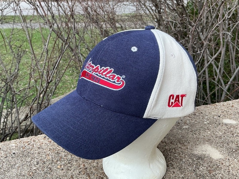 Vintage Trucker Hat CAT DIESEL POWER CATERPILLER Farm Ag Baseball Strapback