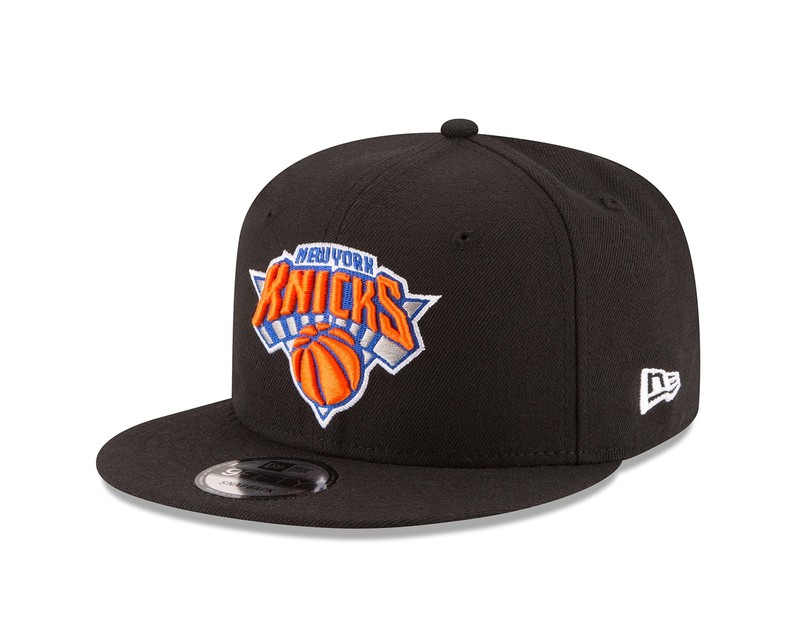NBA New York Knicks Team Color Basic 9Fifty Snapback Cap – Black OSFA