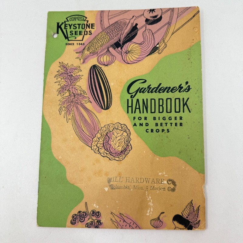 Keystone Seeds Gardeners Handbook Vintage 1960’s Advertising