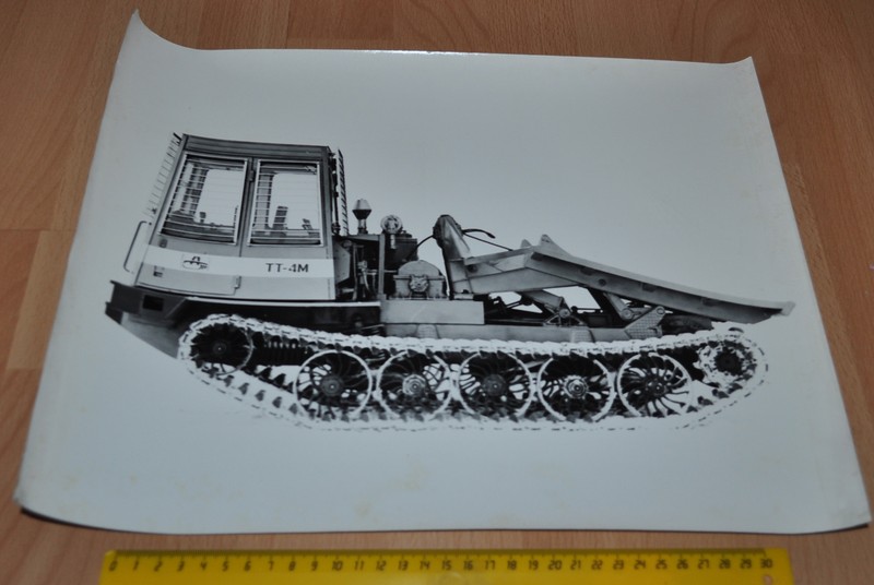 Tractor TT-4M Logging Factory Photo Big USSR Soviet