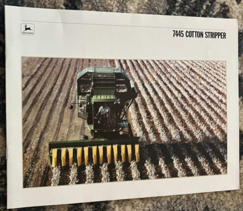 John Deere 7445 Cotton Stripper For 1988 Brochure AMIL26
